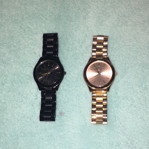 Two Michael kors watches